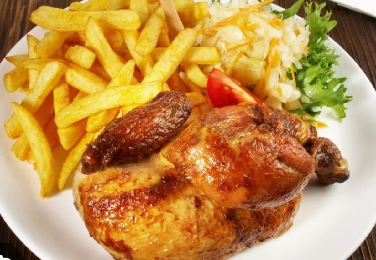 Halbes Hähnchen
